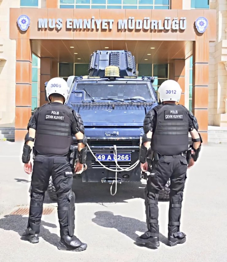 Muş polisinden suça geçit yok