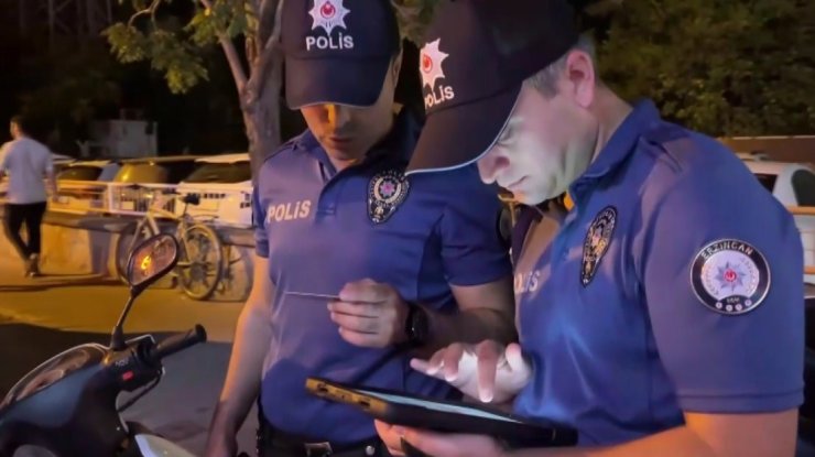 Erzincan polisinden motosiklet denetimi