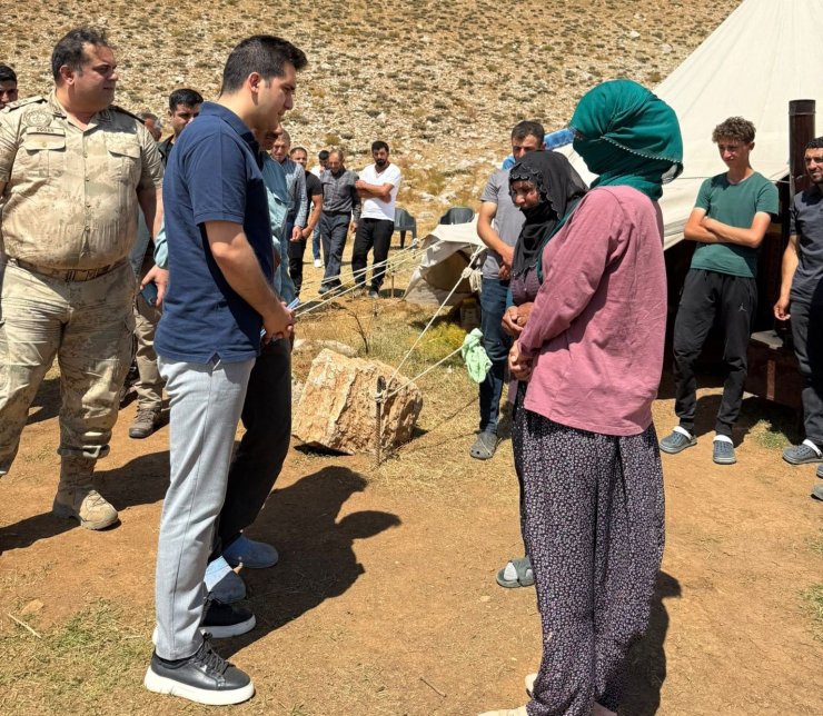 Kaymakam Çolak’tan taziye ziyareti