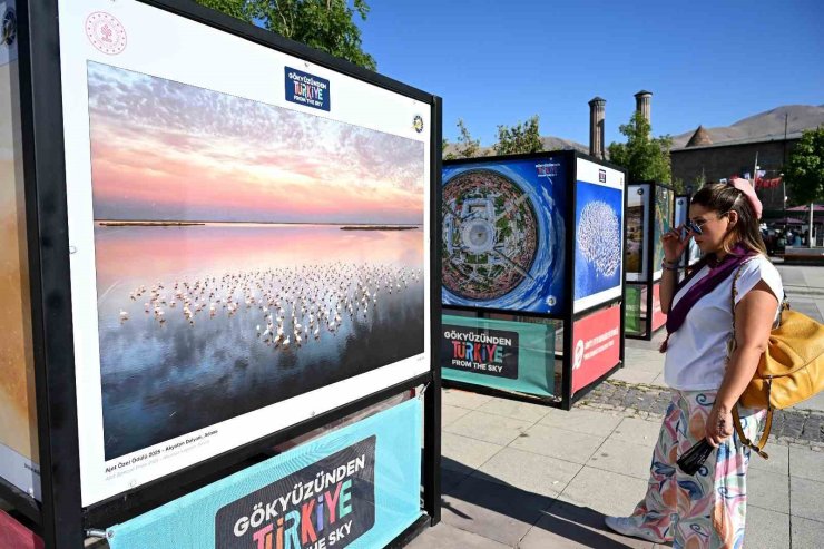 "Gökyüzünden Türkiye fotoğrafları" Erzurum’da sergileniyor