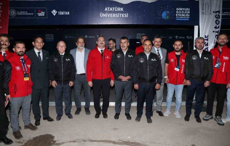 Atatürk Üniversitesi gökyüzü gözlem etkinliğinde yerini aldı
