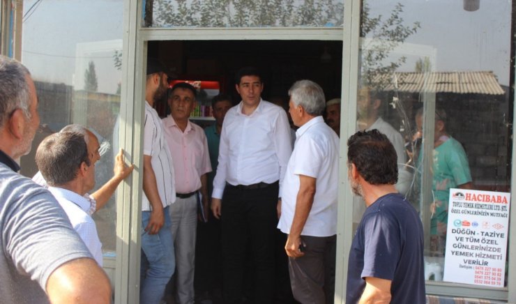 Kaymakam Fatih Erdoğan’dan Aşağıalican ve Ortaalican köylerine ziyaret