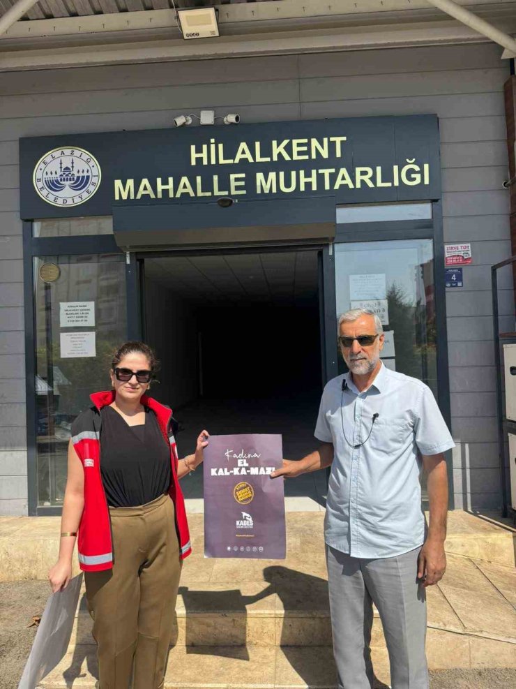 Elazığ’da kadına yönelik şiddetle mücadele bilgilendirmeleri