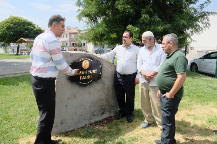 31 yıldır cenazesine ulaşılamayan sivil şehidin ismi parka verildi