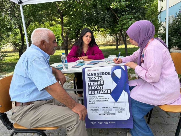 Çemişgezek’te kanserde erken teşhis için farkındalık etkinliği