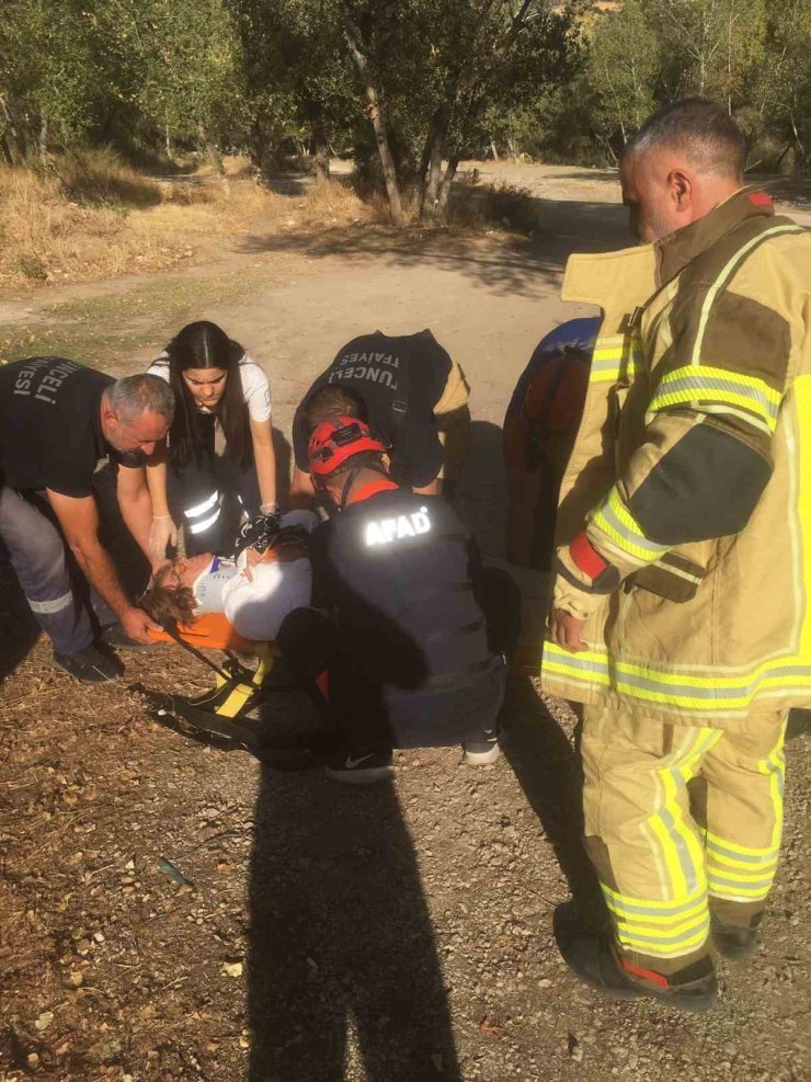 Tunceli’de trafik kazası: 5 yaralı