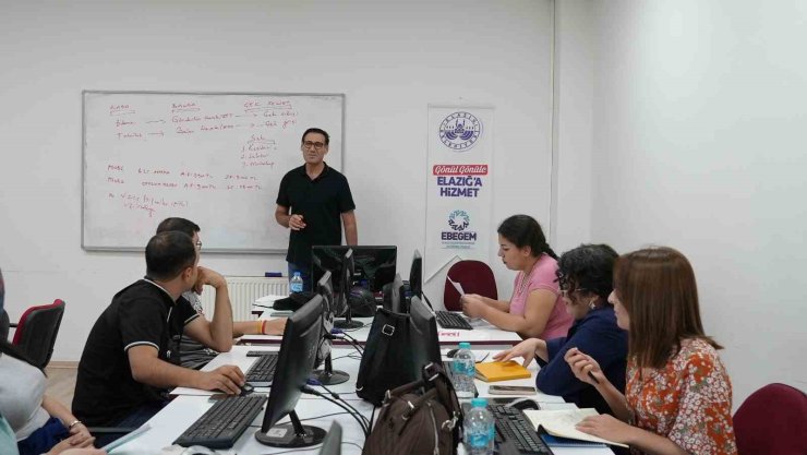 Elazığ’da meslek eğitim kurslarına yoğun ilgi