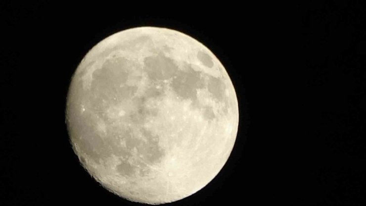 Erek Dağı dolunayda görsel şölen oluşturdu