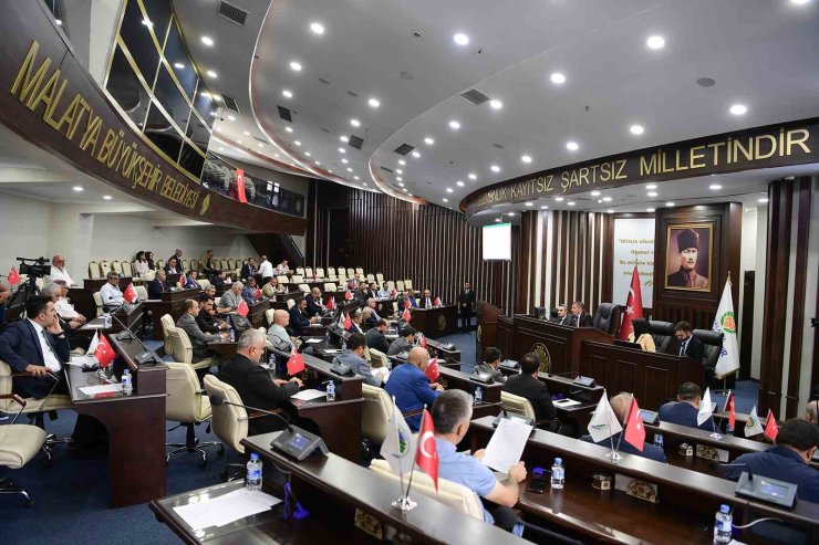 Malatya Büyükşehir Meclisi’nden Filistin’e destek