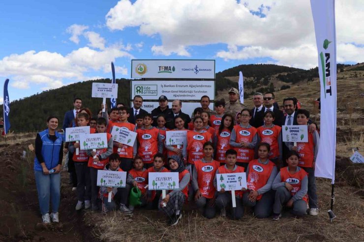 Oltu’da 5 bin fidan toprakla buluştu