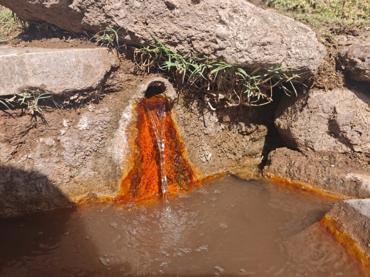 Şifalı suya ulaşmak isteyen vatandaşlar kilometrelerce yol yürüyor