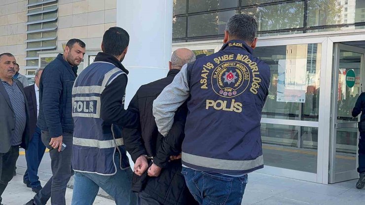 Elazığ’da gazeteciye silahlı saldırıda bulunan şüpheli adliyeye sevk edildi