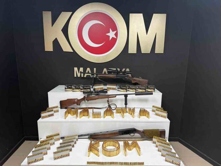 Malatya’da ruhsatsız silah operasyonu: 2 gözaltı
