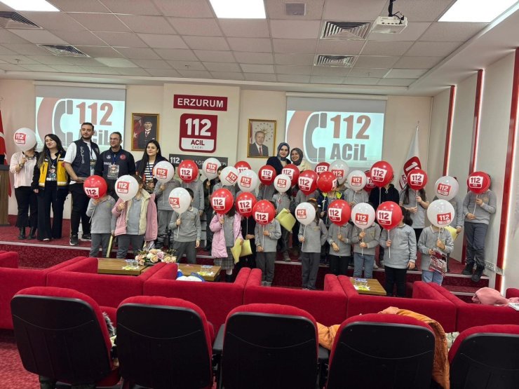 Çocuklara 112 farkındalığı gezisi
