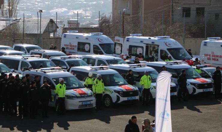 İçişleri Bakanlığı’ndan Hakkari’ye 45 yeni hizmet aracı
