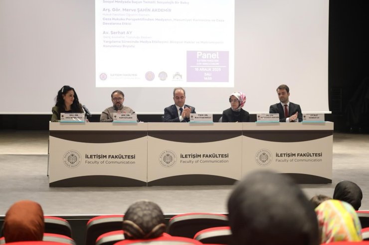 Atatürk Üniversitesi’nde ‘Medyada suç ve suçun temsili’ paneli