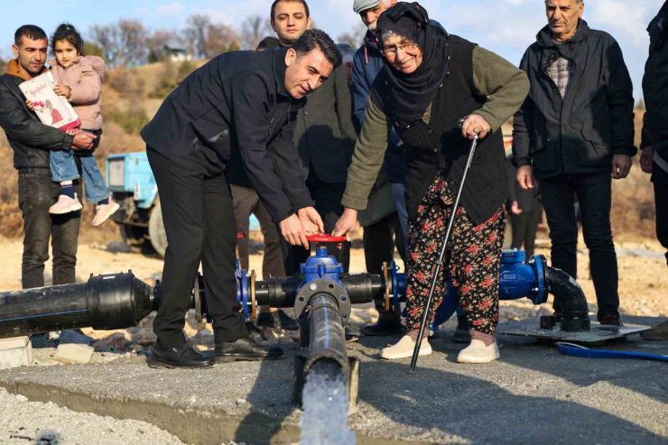 Tunceli’nin bir mahallesinde içme suyu sorunu çözüme kavuştu