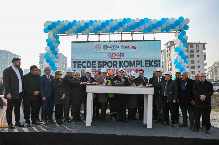 Tecde Spor Kompleksi’nin temeli atıldı