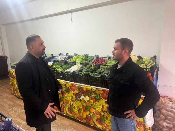 MHP Iğdır İl Başkanı Hüseyin Ateş’ten esnaf ziyaretleri