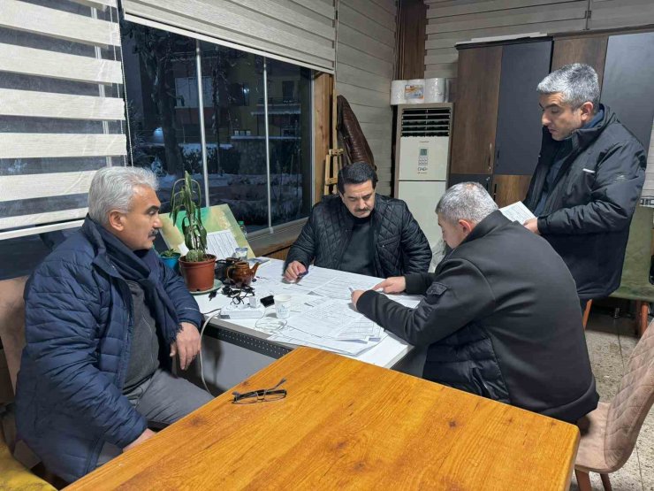 Battalgazi Belediyesi gece boyu sahadaydı