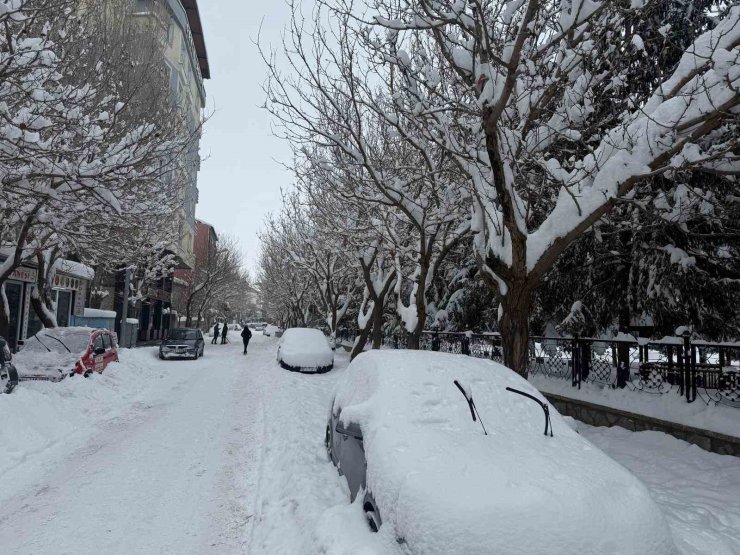 Patnos’ta kar ve dondurucu soğuk hayatı olumsuz etkiliyor