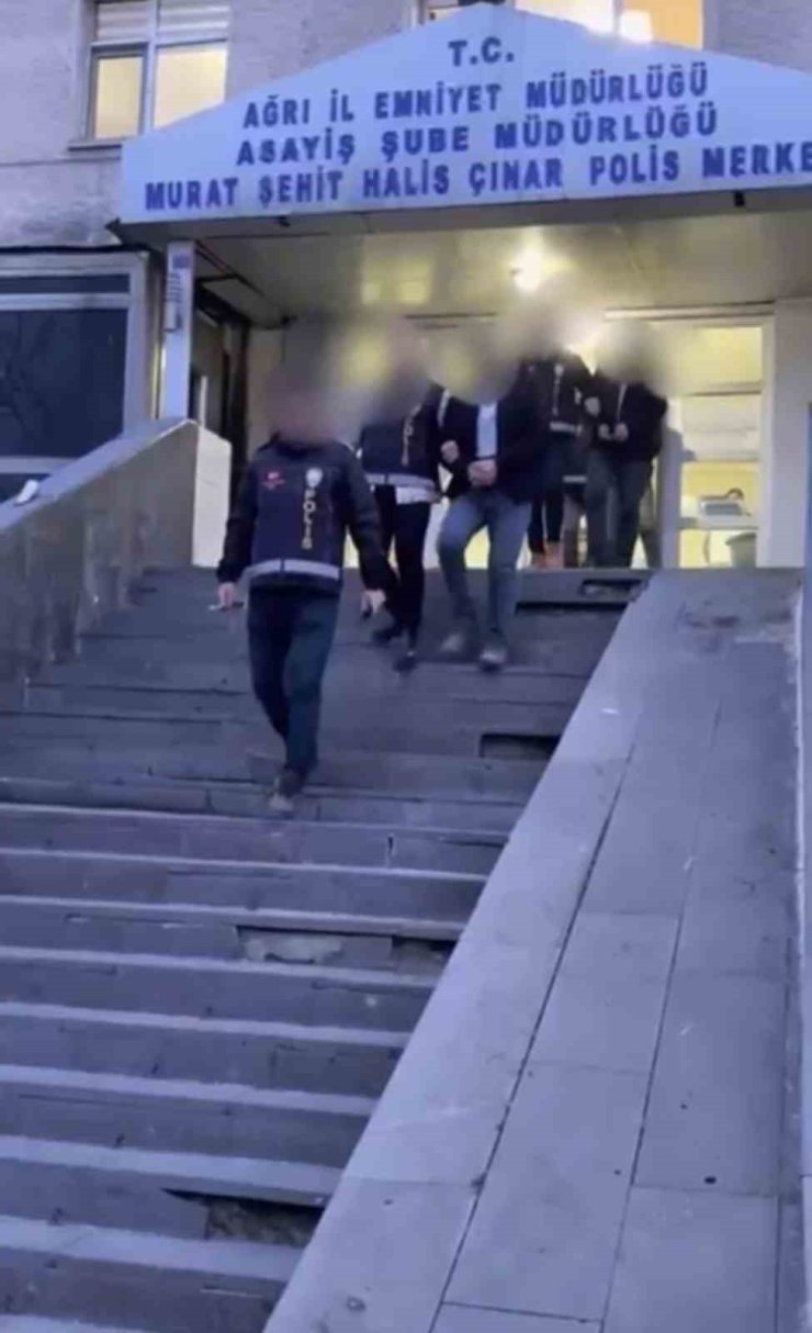 Ağrı’da aranan 5 şüpheli yakalandı