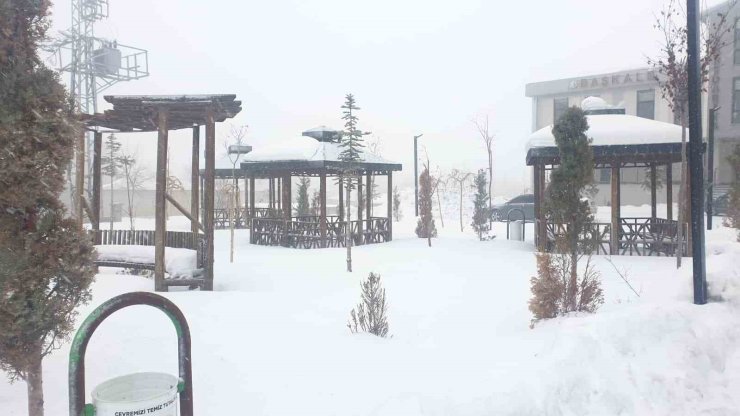 Başkale’de kar yağışı başladı