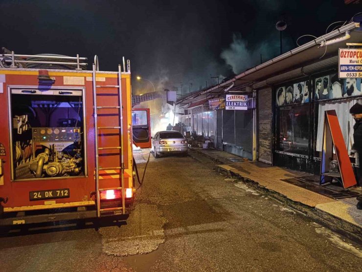 Erzincan’da ekmek fırınında yangın