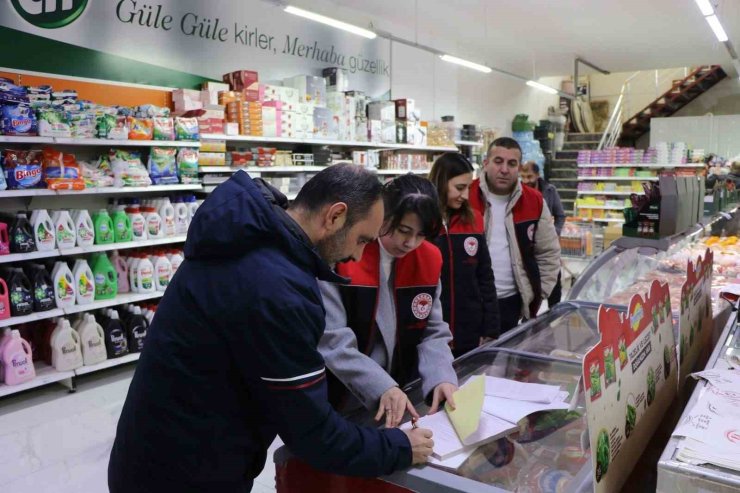 Ağrı’da Ramazan öncesi market, kasap ve fırınlar denetlendi