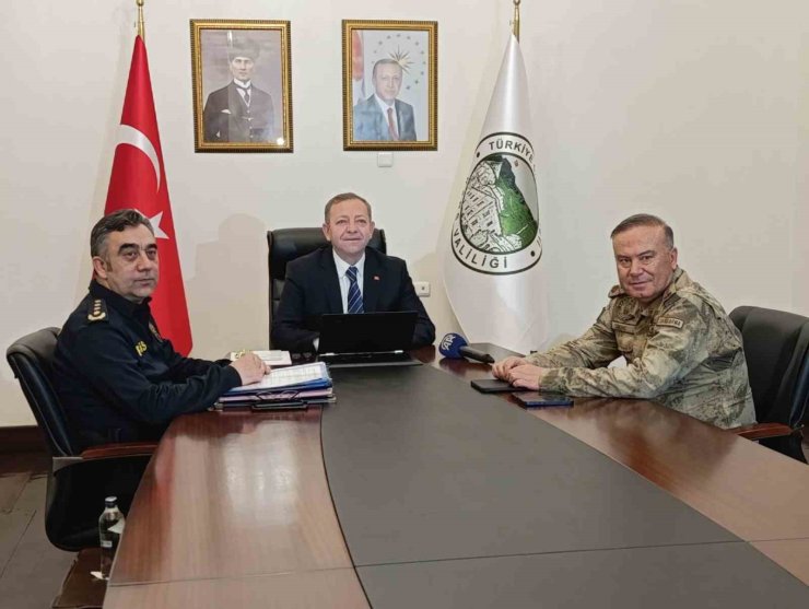 Kars’ta Ocak ayı asayiş ve güvenlik toplantısı yapıldı