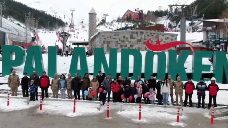 Palandöken’de şehit ve gazi ailelerine özel etkinlik