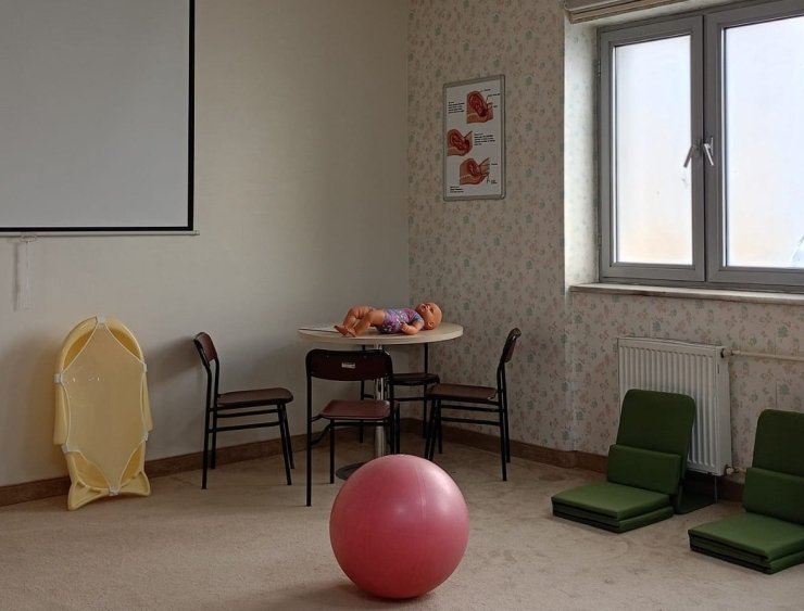 Pasinler ilçesine gebe okulu