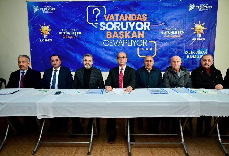 Başkan Geçit "Çözüm odaklı çalışıyoruz, sürekli sahadayız"