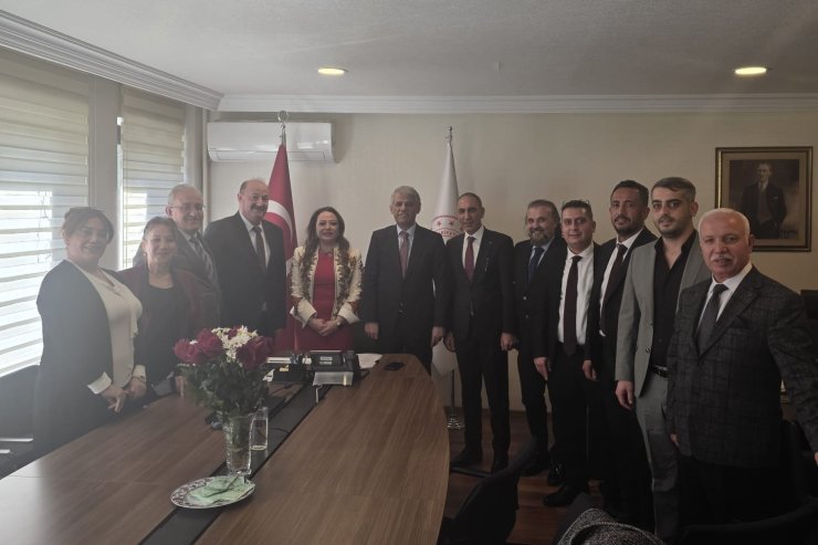 SATKOF ve USTKON heyetinden Kültür ve Turizm Bakan Yardımcısı Alpaslan’a ziyaret