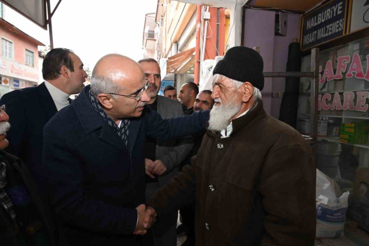Başkan Er Arapgir’e müjde: "Çarşı meydanının altyapısını tamamladık"
