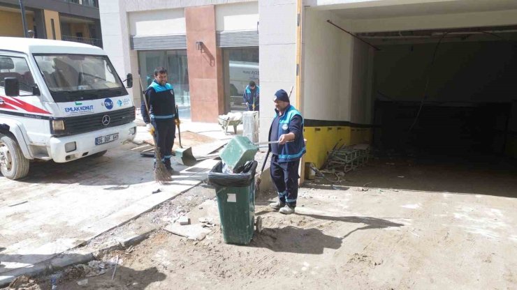 Akpınar Çarşısı’nda temizlik çalışmaları başladı