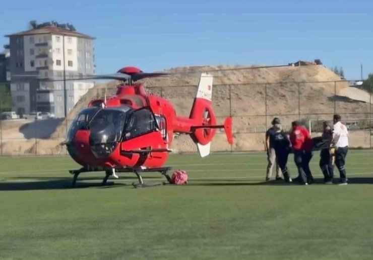 Malatya’da havale geçiren bebek hava ambulansıyla sevk edildi