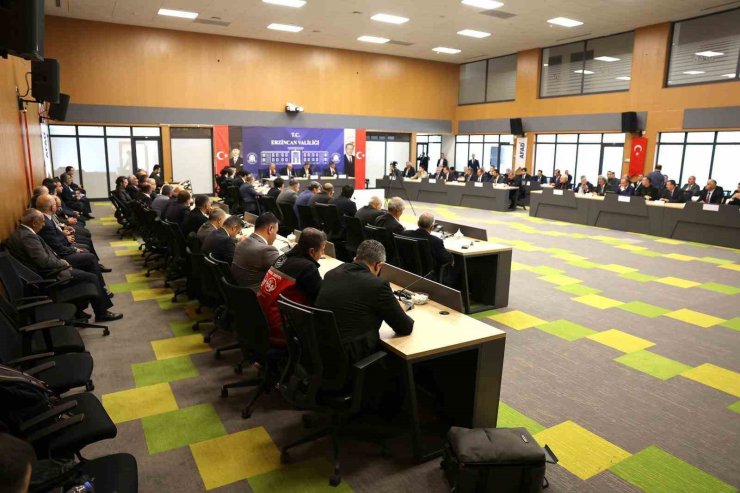 Erzincan’da İl Koordinasyon Kurulu Toplantısı gerçekleştirildi