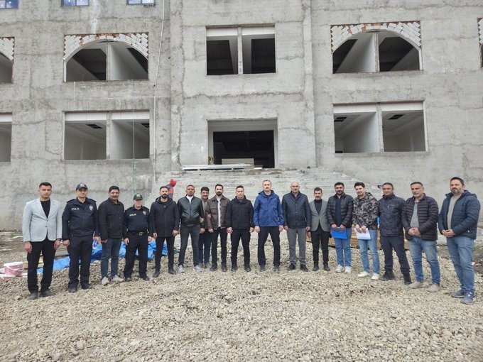 Ağrı’da yeni emniyet binasında çalışmalar hızlandırılıyor