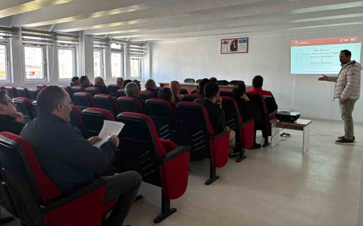 Otlukbeli’nde kırsal kalkınma destekleri anlatıldı