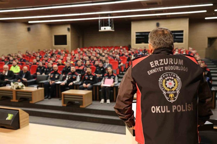 Erzurum Emniyeti’nde "Okul Polisi" zirvesi