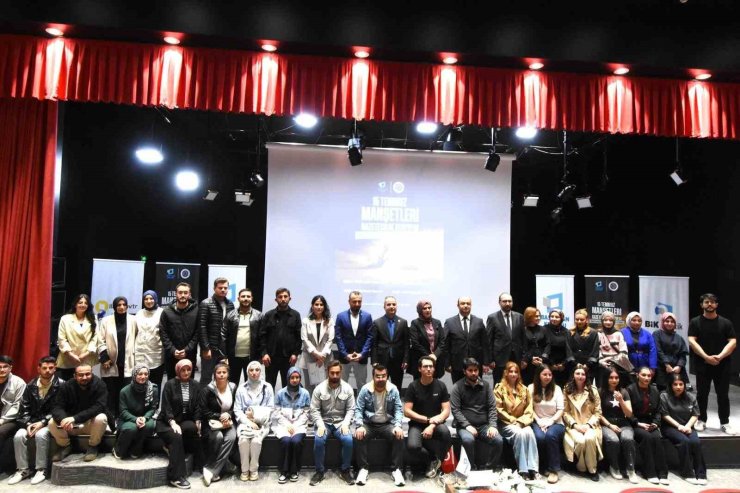 "15 Temmuz Manşetleri Gazetecilik Atölyesi" Atatürk Üniversitesinde başladı