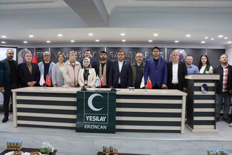 Yeşilay Erzincan genel kurulu yapıldı