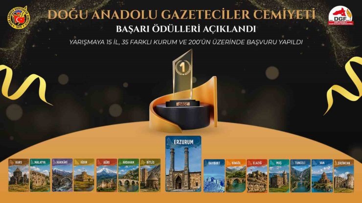 DAGC gazetecilik başarı ödülleri açıklandı
