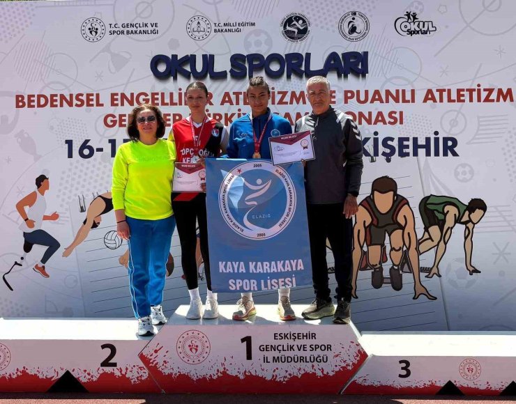 Elazığlı atletlerden Türkiye Şampiyonasında büyük başarı