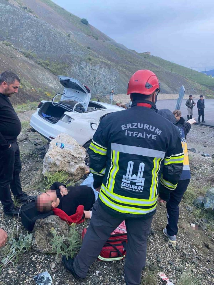 Erzurum’da trafik kazası: 4 yaralı
