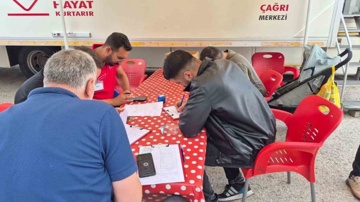 Sarıkamış’ta Kızılay’dan kan bağışı kampanyası
