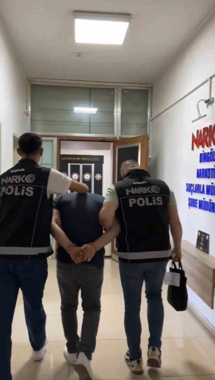 Bingöl’de uyuşturucu taciri tutuklandı