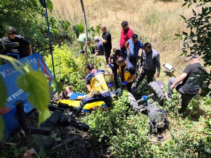 Malatya’da çapa motoru devrildi: 3 yaralı