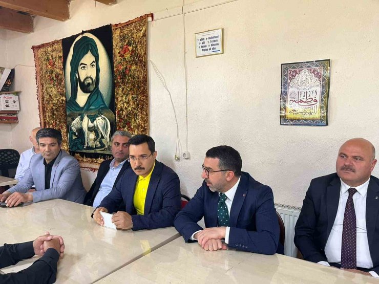 Milletvekili Çalkın Akyaka’da muhtarlar ve vatandaşlarla buluştu